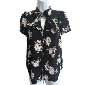 Maeve by Anthropologie Women’s Floral Short-sleeve Blouse